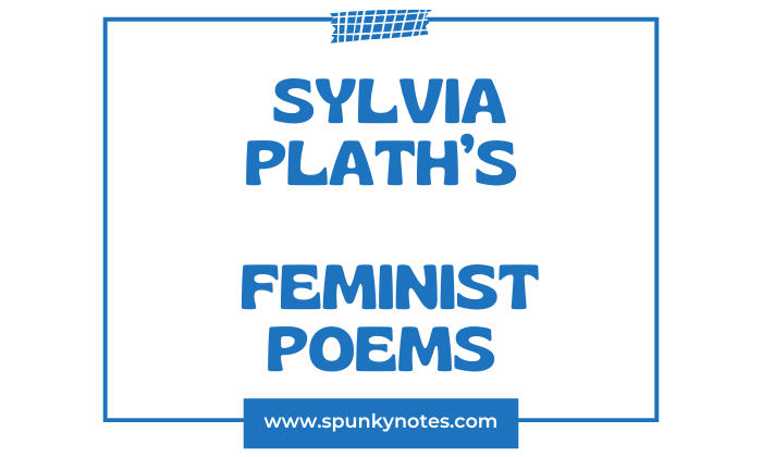  Sylvia Plath’s
 Feminist Poems