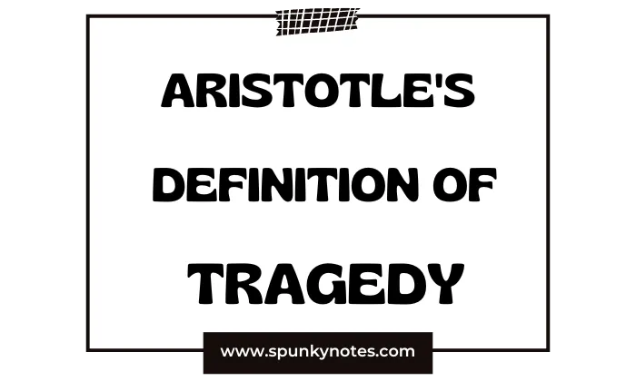Aristotle's Definition of Tragedy