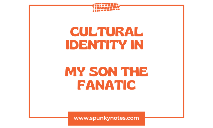 Cultural Identity in My Son The Fanatic