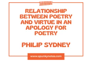 Poetry and Virtue in An Apology for Poetry