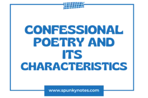 Confessional Poetry
