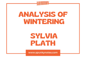 Analysis of Wintering by Sylvia Plath