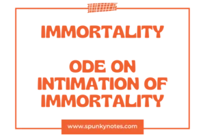Immortality in the Ode on Intimation of Immortality