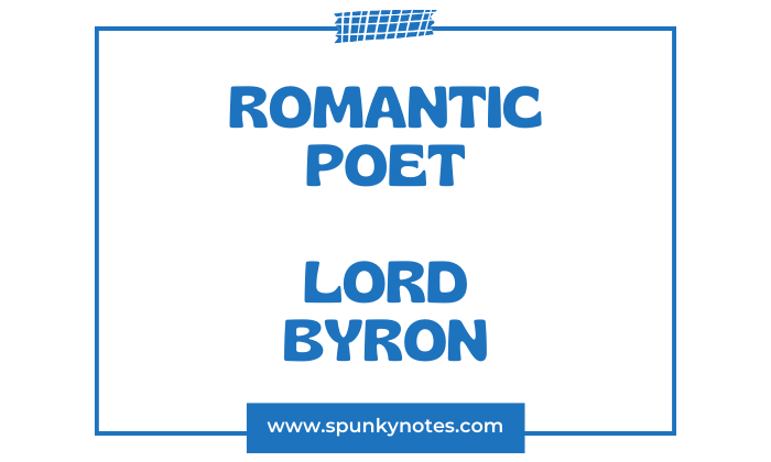 Lord Byron as romantic poet