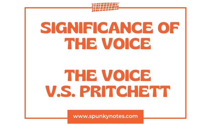 Significance of the Voice
