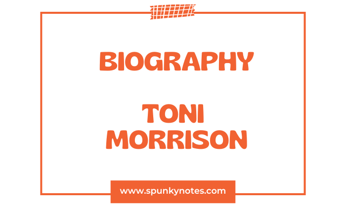 Toni Morrison Biography