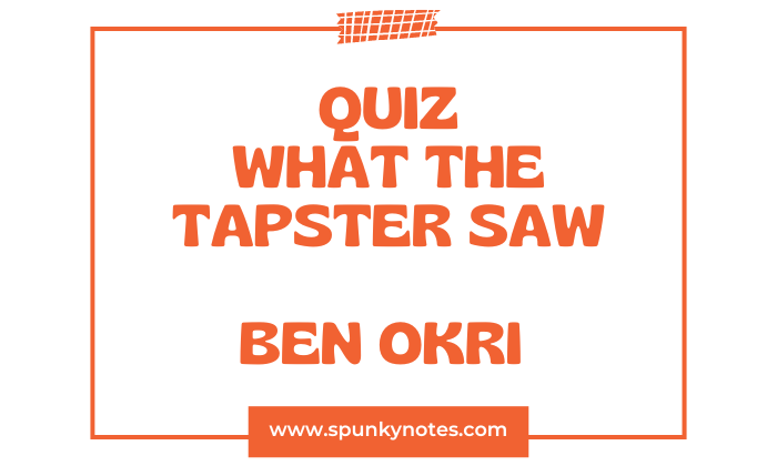 what the tapster saw Quiz