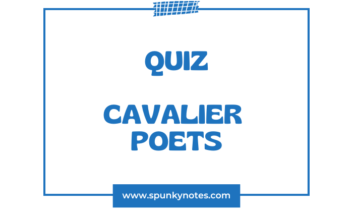 Cavalier Poets Quiz