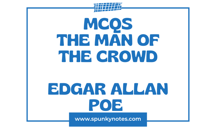 The Man of the Crowd MCQs