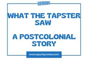 What the Tapster Saw as a Postcolonial Story