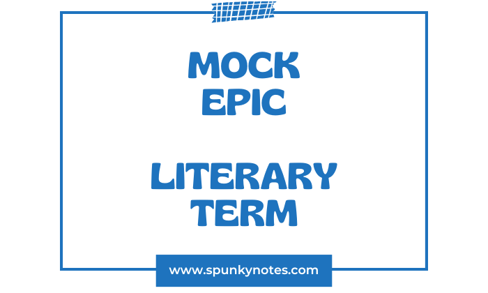 
what is a mock epic 