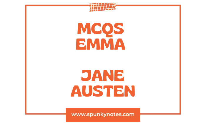 Emma MCQs