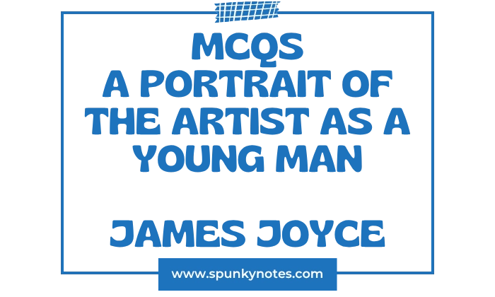 A Portrait of the Artist as a Young Man MCQs