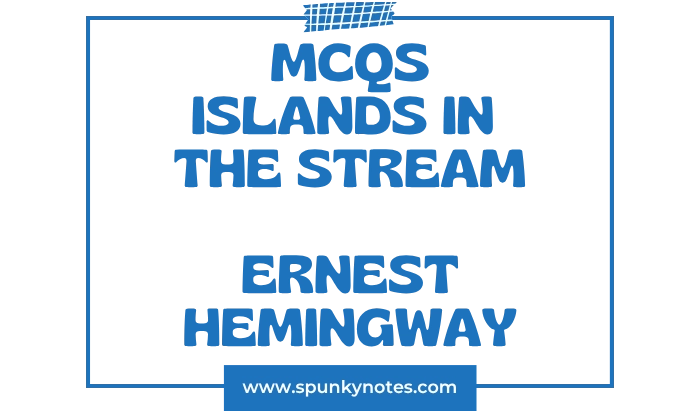 Islands in the Stream MCQs