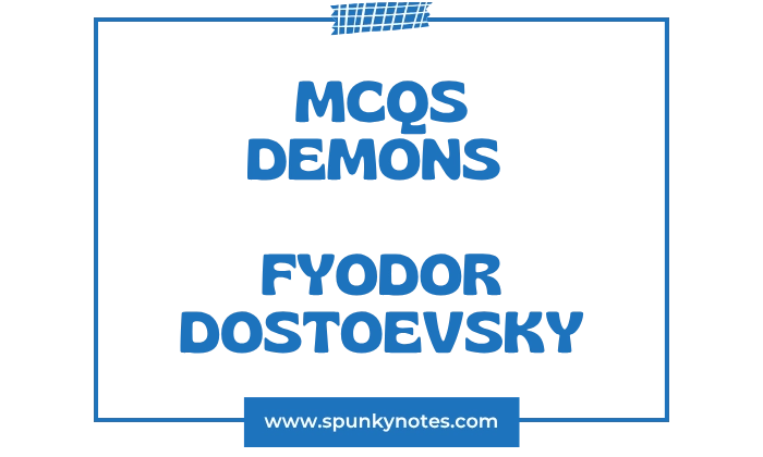 Demons MCQs