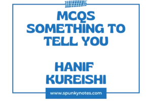 Something to Tell You MCQs