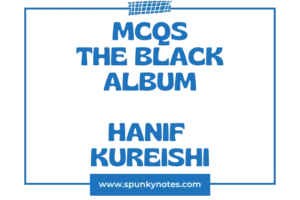 The Black Album MCQs