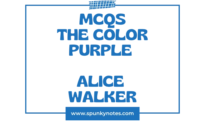 The Color Purple MCQs